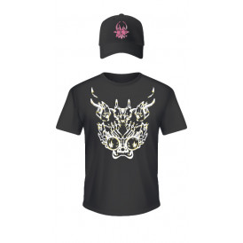 Black t-shirt with devil design from the Bolivian carnival