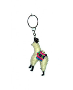 Small keychain llama figure (Set of three units)